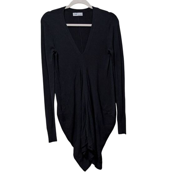 Meily mood in Italy cashmere blend knit long line sweater tunic basic everyday - Picture 1 of 7